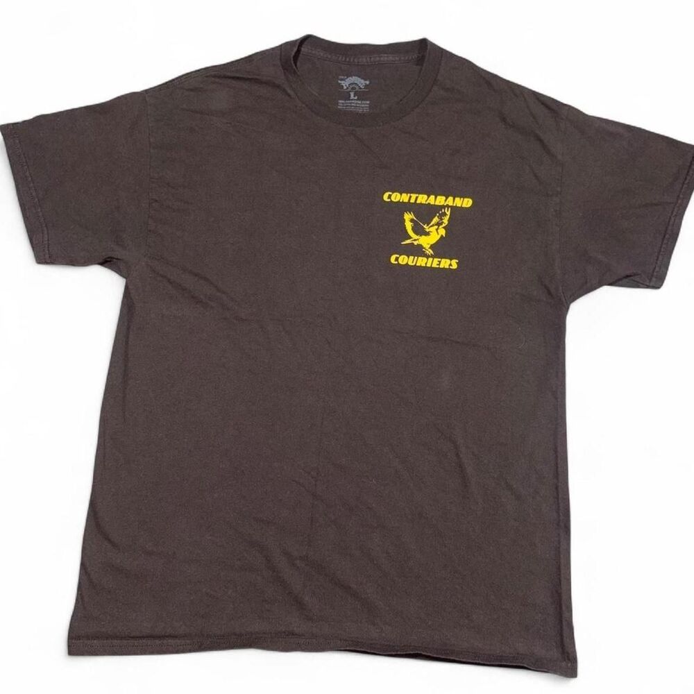 Paradise Contraband Couriers Brown Graphic T-Shirt – Size L